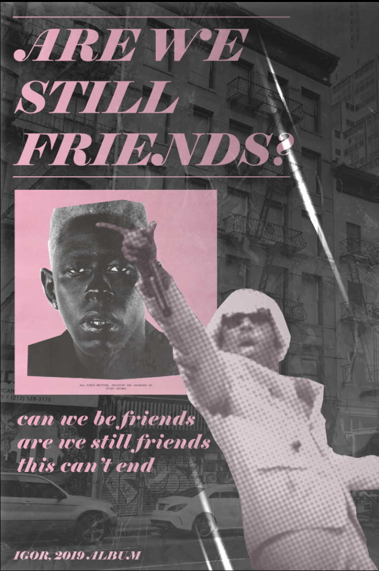 A ablum poster made for Tyler the Creator